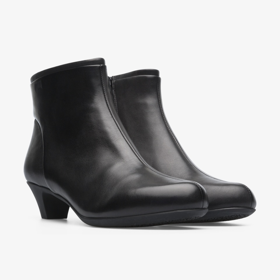 Camper Helena Black - Camper Women's Ankle Boots ||2879-NHTZO||